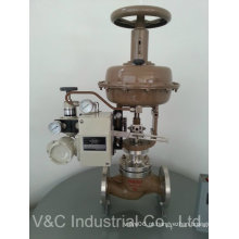 Válvula de Controle de Globo Elétrica / Válvula de Controle Automática para Fluidos e Gás